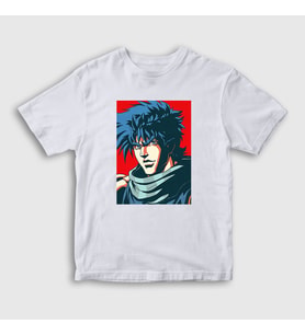 Presmono Unisex Çocuk Beyaz Joseph Joestar Anime Jojo T-Shirt 321729tt
