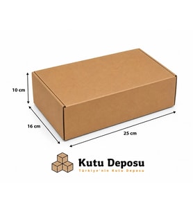 16x25X10 cm E-Ticaret ve Kargo Kutusu (50 ADET)