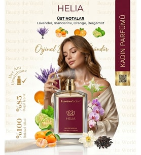 LumenaScent Helia 100 ml Özel Seri Parfüm - Beauty The World - %85 Doğal İçerik