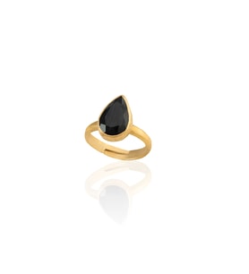 Kadir Jewellery 22 Ayar Altın Kaplama Zirkon Taşlı Ayarlanabilir Kadın Moda Yüzük