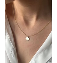 Minimal Şık Kartal Kafası Model Kolye 925K Gümüş (Gold)