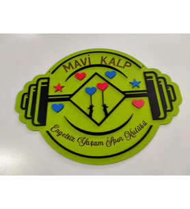 SPOR SALONU TEMALI Duvar süsü Kişiye Özel İsim yazılır