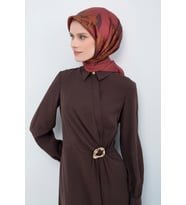 Armine Saf İpek Sura Eşarp-2026 İlkbahar-Yaz- 950900D (Bordo)