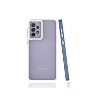 Samsung Galaxy A73 Uyumlu Kılıf Zore Mima Kapak (Lacivert)