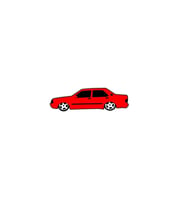 Basık Tofaş Şahin Sticker Kelebek Cam Oto Sticker Kırmızı