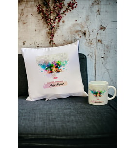Güzellik Uzmanı Kupa Bardak ve Yastık Set (Beyaz)