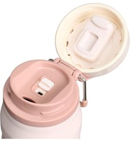 Stanley The Iceflow Twist & Flip Termos Su Şişesi, Pembe Kuvars (Rose Quartz), 0.70 Litre