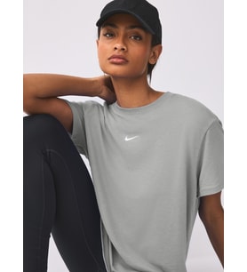 One Relaxed Dri-Fit Kadın Gri Tişört