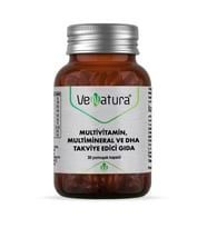 Venatura Multvitamin, MultiMineral  Ve Dha Takviye Edici Gıda 30 Kapsül