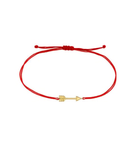 14k Altın Ok Arrow İpli Bileklik