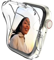 Xiaomi Redmi Watch 3 Active ile uyumlu Silikon Kasa Ekran Koruyucu 360 Şeffaf Tam Kapatan Çerceve PC Kasa Koruma Gard Çerçeve Şeffaf
