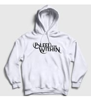 Presmono Unisex Beyaz Logo Bleed From Within Kapüşonlu Sweatshirt 522250tt (Beyaz)