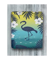 Flamingo Tropikal Bilek Destekli Mouse Pad