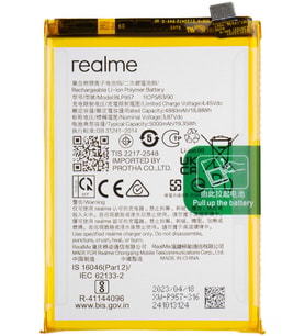 Realme 10 Pil Batarya 5000 mAh