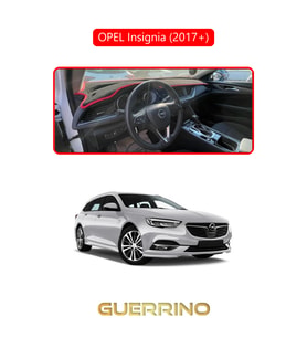 OPEL Insignia (2017 + )TORPİDO KORUMA HALISI KIRMIZI KENAR