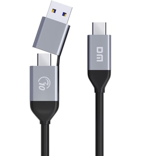 AD090 USB-A/USB-C to Type-C Şarj ve Data Veri Aktarım Kablosu 35 CM