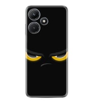 Infınix Hot 30i Kılıf Silikon Desen Özel Seri Black Eyes 1644