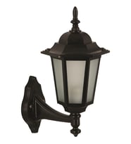 AVONNI BAP-68061-BSY-M1-OP Siyah Boyalı Dış Mekan Aydınlatma E27 Aluminyum Cam 25x20cm