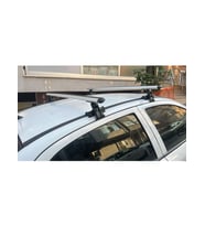 Ford Fiesta (2005-2009) Alüminyum Oluksuz Tip Port Bagaj Tavan Çıtası Ara Atkı Barı Kapıdan Sıkıştırmalı