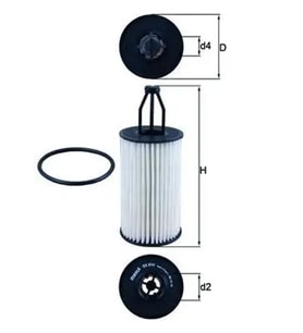 MAHLE OX814D Yag Filtresi A2761800009 A2761840025