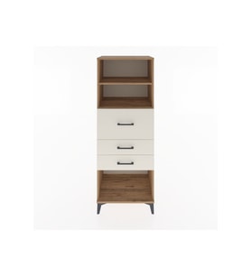 Hyperion Dolap 2 Raflı 3 Çekmeceli 60x44x163 Çam-Aytaşı