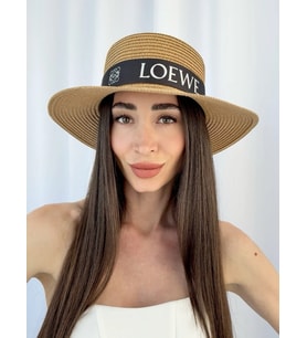 LW Marka Model Camel Hasır Şapka