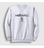Presmono Unisex Beyaz Trident Moonspell Sweatshirt 165831tt (Beyaz)