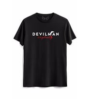 Devilman Crybaby Anime Siyah Tshirt (Beyaz)
