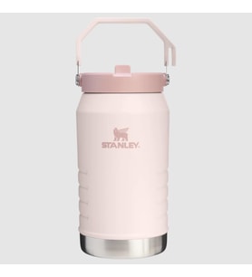 Stanley Iceflow Flip Straw Tumbler Pipetli Termos Matara, Pembe Kuvars (Rose Quartz), 1.9 Litre