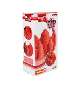 Nessiworld  Fun Dough Kinetik Kum 1000 g Kırmızı