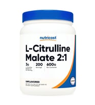 Nutricost L-Citrulline Malate (2:1) Powder (600 Grams). (Renksiz)