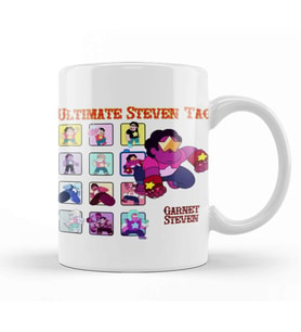 Steven Universe Ultimate Steven Tag Garnet Steven Selected Kupa Bardak Porselen