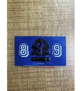 5X9 CM 6 8 RAKAMLI MAVİ ARMA APOLET DİKİŞ HOBİ AKSESUARI