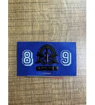 5X9 CM 6 8 RAKAMLI MAVİ ARMA APOLET DİKİŞ HOBİ AKSESUARI