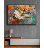 Koç stüdyo Modern tasarım kanvas tablo 50x70 (Çok Renkli)