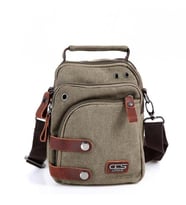 Ççs London 31471 Kanvas Omuz Askılı Mini Postacı Çanta Yeşil
