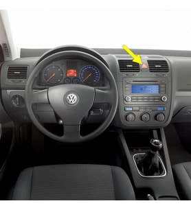 VW Jetta MK5 2006-2011 Kırmızı Üçgen Dörtlü Flaşör Düğmesi 1K0953509A