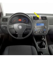 VW Jetta MK5 2006-2011 Kırmızı Üçgen Dörtlü Flaşör Düğmesi 1K0953509A