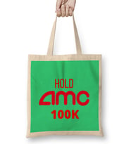 AMC DAY Stock TO THE MON HOLD 100K Bez Çanta Uzun Saplı