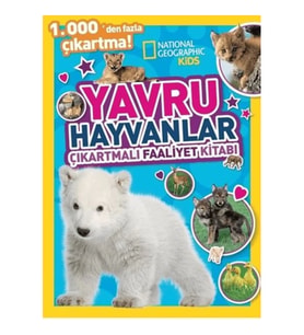 National Geographic Kids Yavru Hayvanlar Çıkartmalı Faaliyet Kitabı