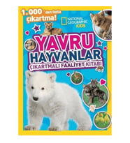 National Geographic Kids Yavru Hayvanlar Çıkartmalı Faaliyet Kitabı