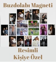 18 Adet Fotoğraflı Resimli Buzdolabı Magneti (6x9cm)