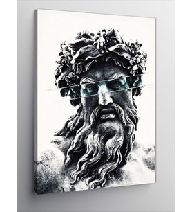 Kanvas Tablo Zeus Heykeli