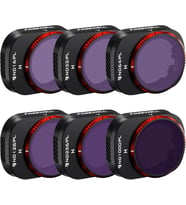 Bright Day-6Pack Hybrid ND16/PL, ND32/PL, ND64/PL, ND128/PL, ND256/PL ve ND1000/PL Mini 4 Pro Canlı Renk, Zengin Kontrast ile uyumlu