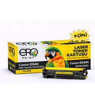 Canon CRG 054H Sarı Muadil Toner - 2300 Sayfalık Çipli Toner