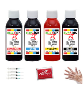 Canon E474 Yazıcı Uyumlu Mürekkep Seti 4 X 100 ml (Kartuş no:46-56)