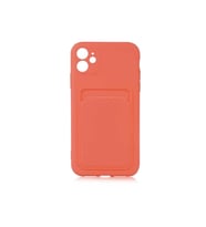 Apple iPhone 11 Uyumlu Kılıf Zore Ofix Kapak (Koyu Turuncu)