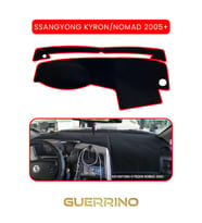SSANGYONG Kyron / Nomad (2005+) ;TORPİDO KORUMA HALISI KIRMIZI KENAR