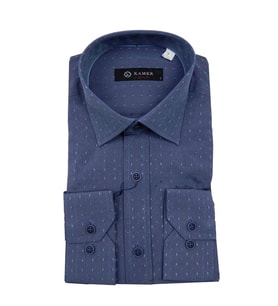 Erkek Slim Fit Gömlek 9319 009319 (İndigo)