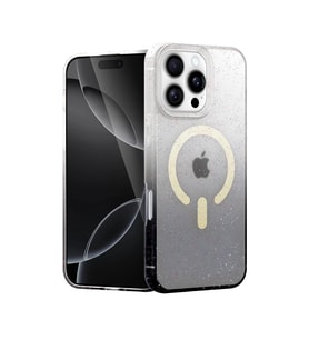 Apple İphone 16 Pro Max Pummel Shiny Magsafe Kapak - Siyah